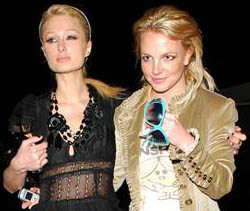 Notorious stars Britney Spears and Paris Hilton